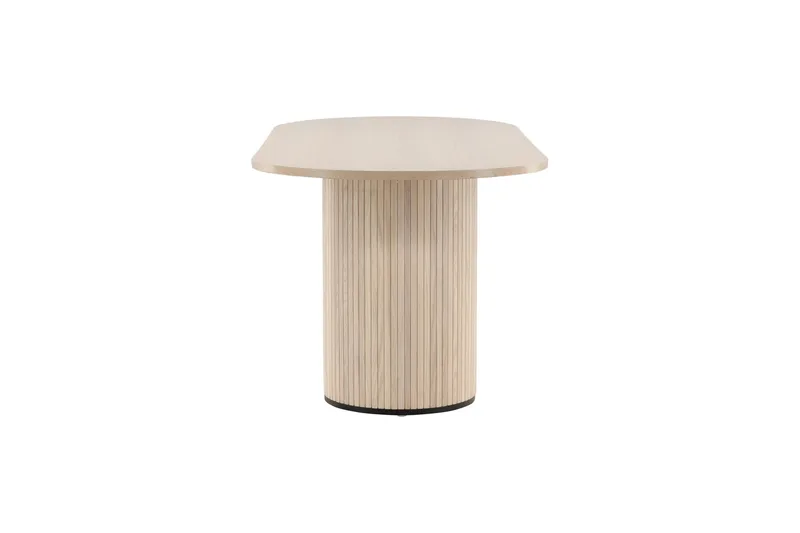 Bianca Spisebord 200 cm Ovalt - Beige - Møbler - Bord - Spisebord & kjøkkenbord
