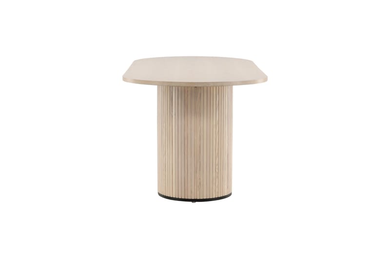Bianca Spisebord 200 cm Ovalt - Beige - Møbler - Bord - Spisebord & kjøkkenbord