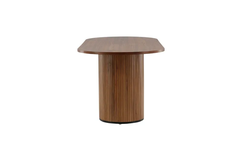 Bianca Spisebord 200 cm Ovalt - Valnøttsbrun - Møbler - Bord - Spisebord & kjøkkenbord