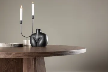 Bootcut Rundt Lite Spisebord Valnøtt 110 cm - Mørkebrunt / Tre - Møbler - Bord - Spisebord & kjøkkenbord