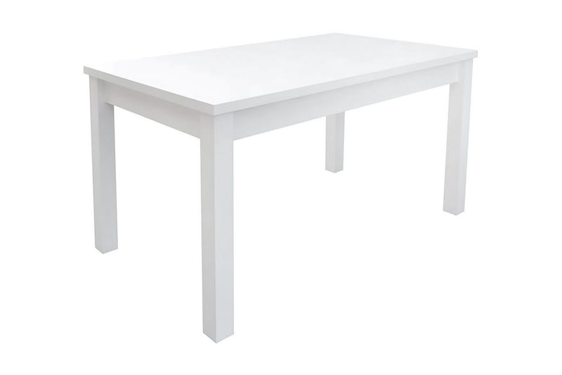 Bord Bezobz 80x140 cm - Hvit - Spisebord & kjøkkenbord