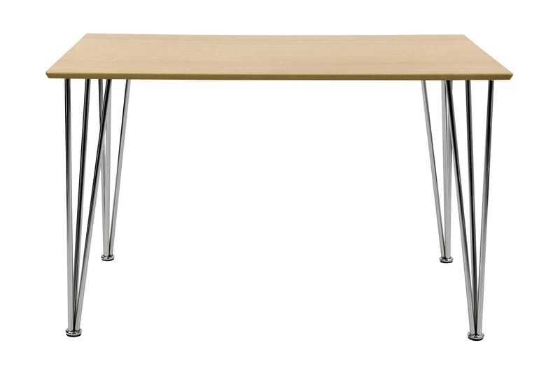 Bord Elisha 120 cm - Tre|Krom - Møbler - Bord - Spisebord & kjøkkenbord