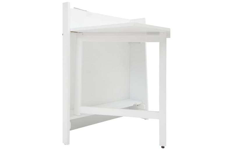Bord Sammenleggbart Aldrington 84 cm - Hvit - Spisebord & kjøkkenbord