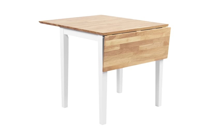 Bord Vries Forlengningsbart 62 cm - Hvit|Tre - Spisebord & kjøkkenbord