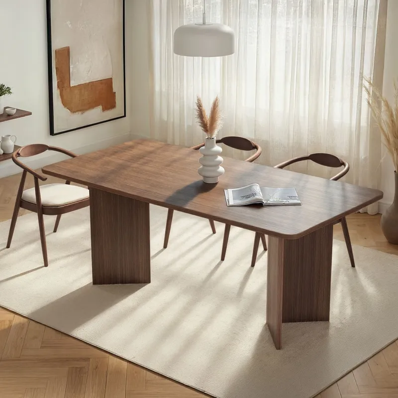 Cadron spisebord 180 cm rektangulært - Valnøtt - Møbler - Bord - Spisebord & kjøkkenbord