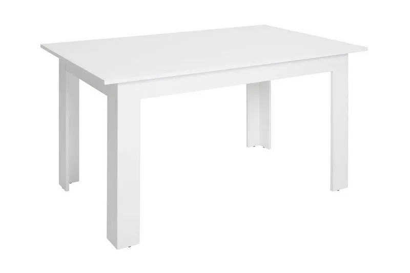 Ceacal Rektangulært Spisebord 138 cm i Tre, Hvit