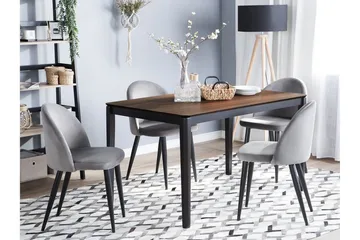 Cedar Spisebord 135 cm - Svart - Møbler - Bord - Spisebord & kjøkkenbord