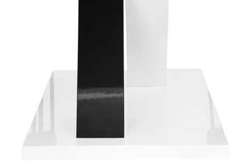 Cesi Rektangulært Spisebord 140 cm i Malt Tre - Hvit / Svart - Møbler - Bord - Spisebord & kjøkkenbord