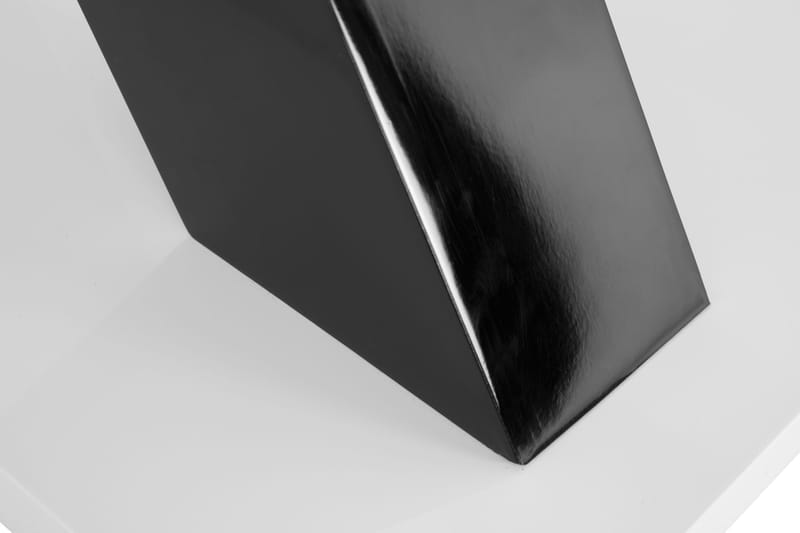 Cesi Rektangulært Spisebord 140 cm i Malt Tre - Hvit|Svart - Møbler - Bord - Spisebord & kjøkkenbord