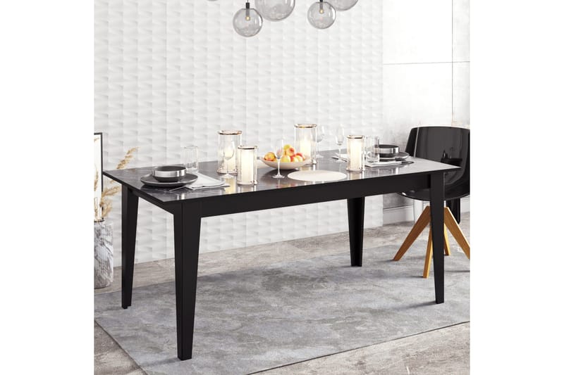 Cofield Spisebord 180 cm - Svart - Møbler - Bord - Spisebord & kjøkkenbord
