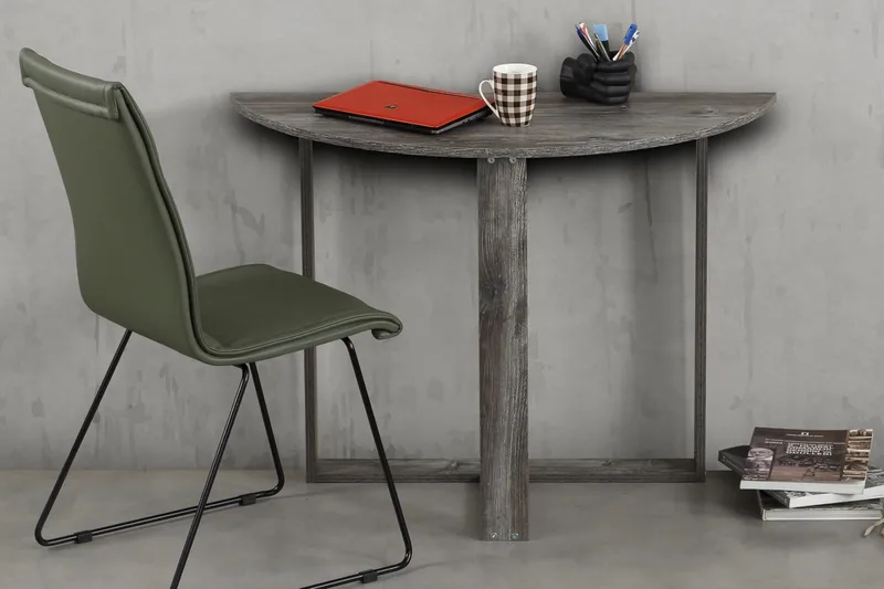 Comfortale Spisebord Halvmåne - Grå - Møbler - Bord - Spisebord & kjøkkenbord