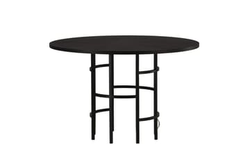 Copenhagen Spisebord 115 cm Rundt - Sort - Møbler - Bord - Spisebord & kjøkkenbord