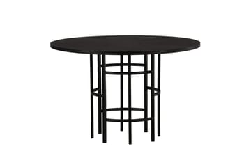 Copenhagen Spisebord 115 cm Rundt - Sort - Møbler - Bord - Spisebord & kjøkkenbord