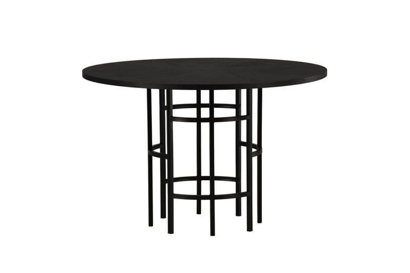 Copenhagen Spisebord 115 cm Rundt - Sort - Møbler - Bord - Spisebord & kjøkkenbord