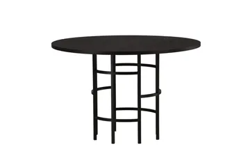 Copenhagen Spisebord 115 cm Rundt - Sort - Møbler - Bord - Spisebord & kjøkkenbord