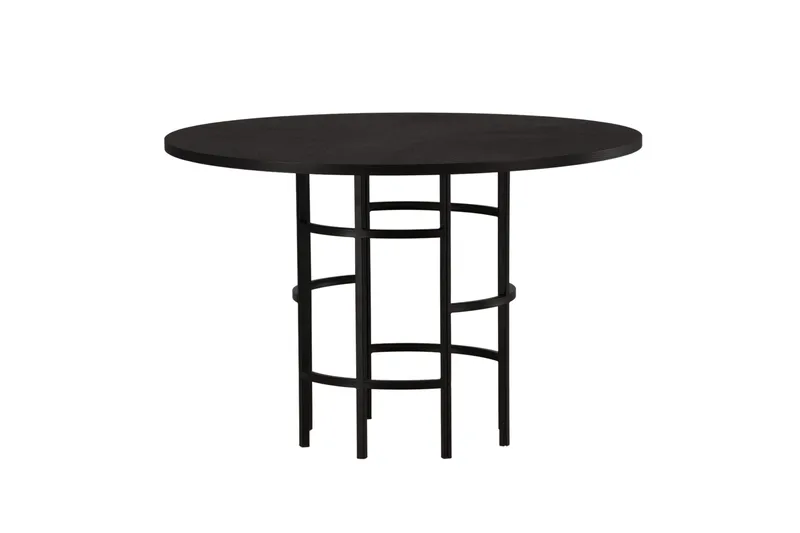 Copenhagen Spisebord 115 cm Rundt - Sort - Møbler - Bord - Spisebord & kjøkkenbord