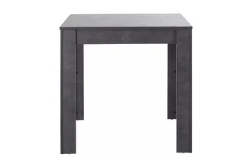 Corot Lite Kvadratisk Spisebord 80 cm i Stein med Betongutseende - Mørkegrå - Møbler - Bord - Spisebord & kjøkkenbord