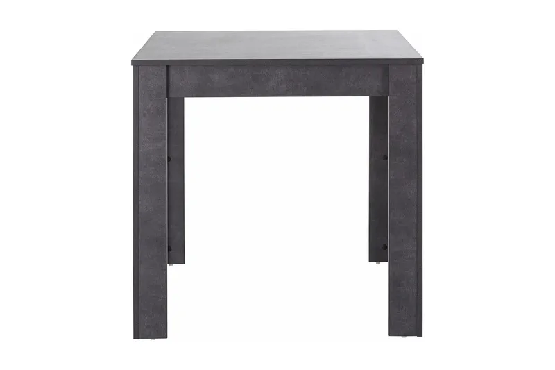 Corot Lite Kvadratisk Spisebord 80 cm i Stein med Betongutseende - Mørkegrå - Møbler - Bord - Spisebord & kjøkkenbord