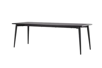 Ellis Stort Rektangulært Spisebord 230 cm med Metallutseende - Svart - Møbler - Bord - Spisebord & kjøkkenbord