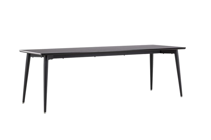 Ellis Stort Rektangulært Spisebord 230 cm med Metallutseende - Svart - Møbler - Bord - Spisebord & kjøkkenbord