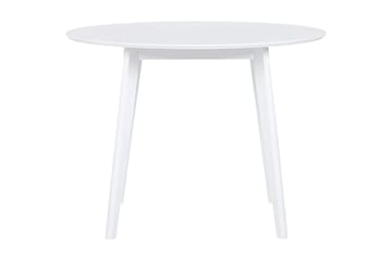 Emeroo Rundt Spisebord 100 cm - Hvit - Møbler - Bord - Spisebord & kjøkkenbord