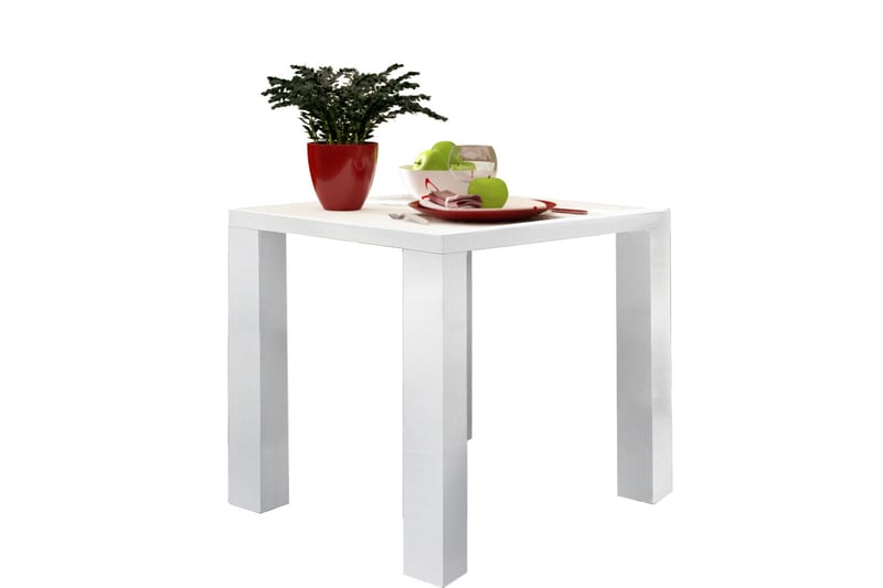 Ensio Spisebord 80 cm - Hvit - Spisebord & kjøkkenbord