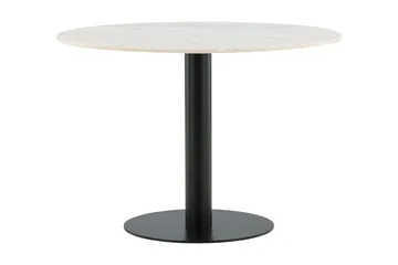 Estelle Spisebord 106 cm Rundt Marmor - Møbler - Bord - Spisebord & kjøkkenbord
