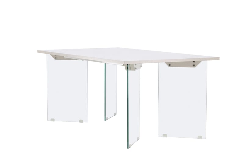 Ester Rektangulært Spisebord 180 cm med Betonglook - Lysegrå - Møbler - Bord - Spisebord & kjøkkenbord