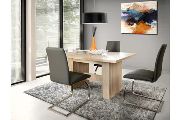 Ethelyne Utrekkbart Rektangulært Spisebord 140 cm i Eik - Brun - Møbler - Bord - Spisebord & kjøkkenbord