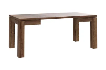 Ethelyne Utvidbart Firkantet Spisebord 90 cm i Valnøtt - Brun - Møbler - Bord - Spisebord & kjøkkenbord