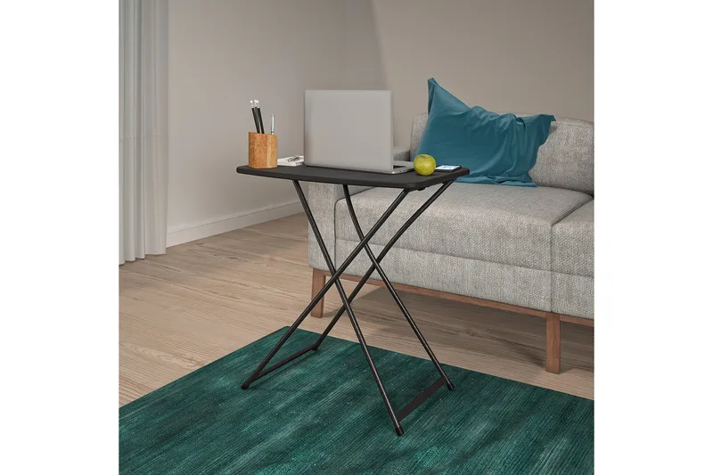 Fold Away Spisebord 66 cm Svart - Dorel Home - Møbler - Bord - Sammenleggbart bord