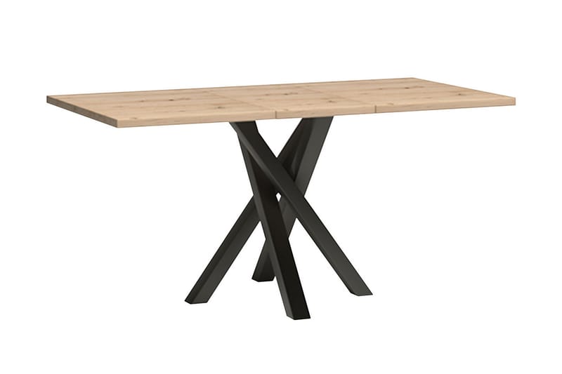Forlengningsbart Spisebord Buckfast 160 cm - Svart - Spisebord & kjøkkenbord