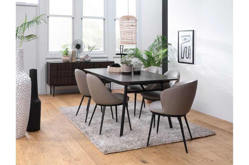 Forlengningsbart Spisebord Medric 90x180/230 cm - Brun - Spisebord & kjøkkenbord