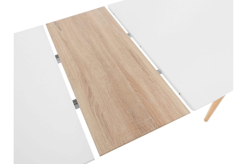Gaeta Spisebord Ovalt 160 cm - Hvit/Natur - Møbler - Bord - Spisebord & kjøkkenbord