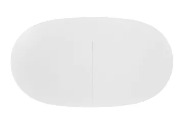 Gaeta Spisebord Ovalt 160 cm - Hvit/Natur - Møbler - Bord - Spisebord & kjøkkenbord