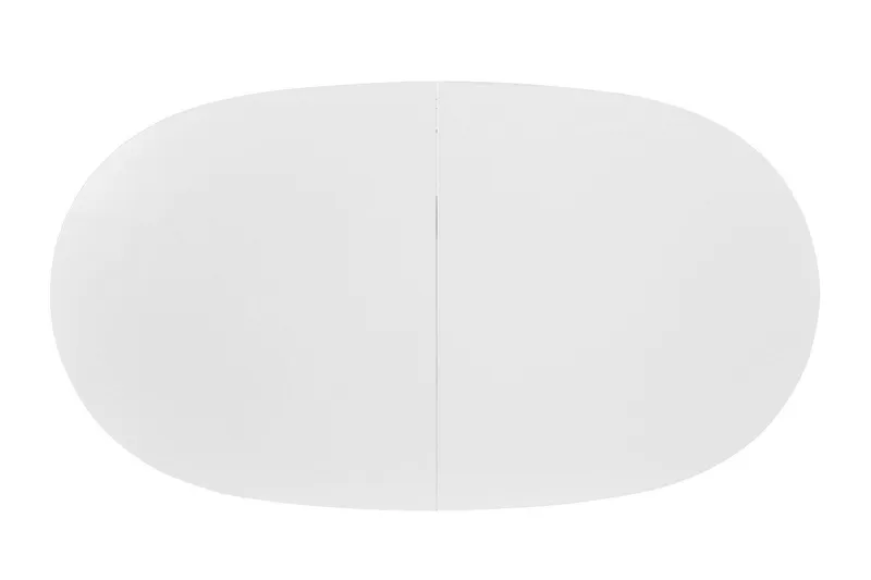 Gaeta Spisebord Ovalt 160 cm - Hvit/Natur - Møbler - Bord - Spisebord & kjøkkenbord