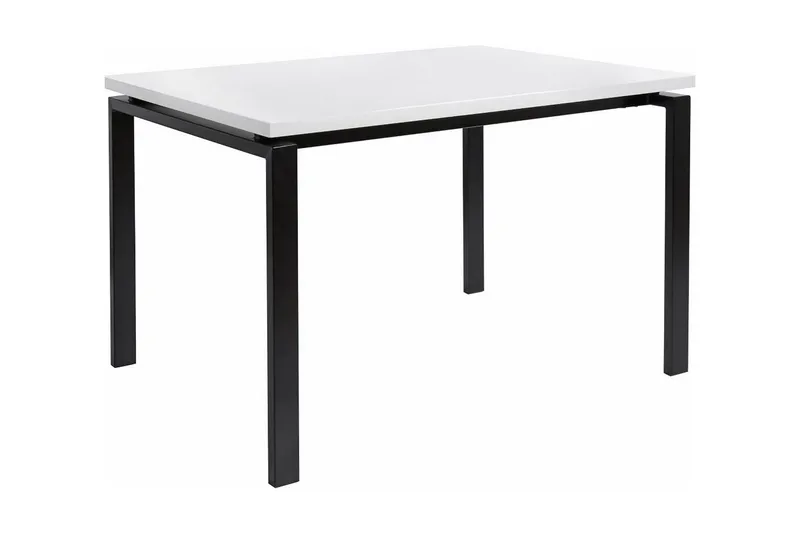 Geronimo Rektangulært Spisebord 120 cm i Tre med Metallutseende - Hvit - Møbler - Bord - Spisebord & kjøkkenbord