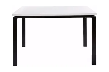Geronimo Rektangulært Spisebord 120 cm i Tre med Metallutseende - Hvit - Møbler - Bord - Spisebord & kjøkkenbord