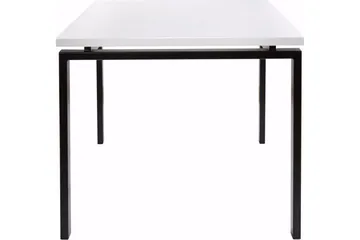 Geronimo Rektangulært Spisebord 120 cm i Tre med Metallutseende - Hvit - Møbler - Bord - Spisebord & kjøkkenbord