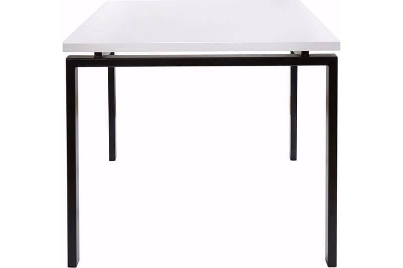 Geronimo Rektangulært Spisebord 120 cm i Tre med Metallutseende - Hvit - Møbler - Bord - Spisebord & kjøkkenbord