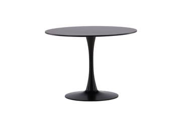 Glade Spisebord 100x74 cm Rundt - Sort - Møbler - Bord - Spisebord & kjøkkenbord
