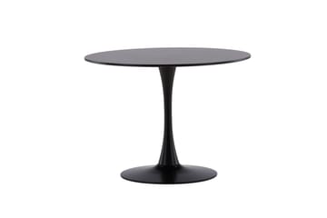 Glade Spisebord 100x74 cm Rundt - Sort - Møbler - Bord - Spisebord & kjøkkenbord