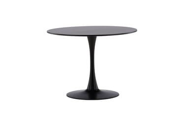 Glade Spisebord 100x74 cm Rundt - Sort - Møbler - Bord - Spisebord & kjøkkenbord