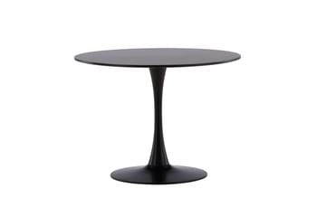 Glade Spisebord 100x74 cm Rundt - Sort - Møbler - Bord - Spisebord & kjøkkenbord