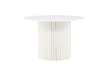 Härön Spisebord 110 cm - Vit - Møbler - Bord - Spisebord & kjøkkenbord