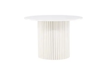 Härön Spisebord 110 cm - Vit - Møbler - Bord - Spisebord & kjøkkenbord