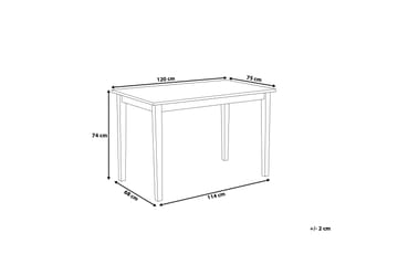 Houston Spisebord 120 cm - Tre / Natur - Møbler - Bord - Spisebord & kjøkkenbord