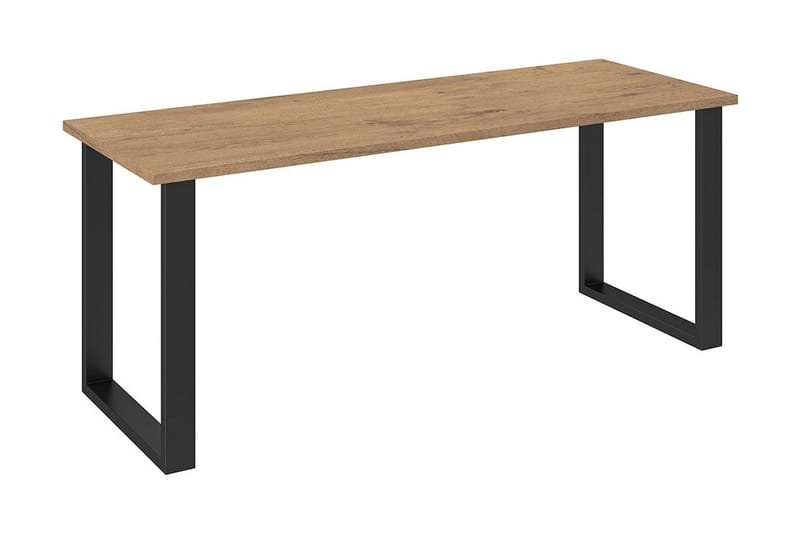 Imper Spisebord 185 cm, svart/Eik