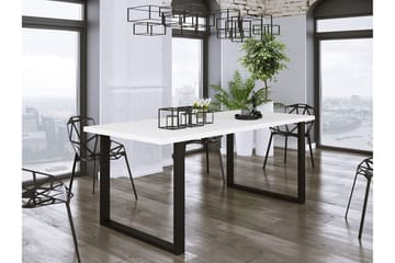 Imper Spisebord 185 cm - Svart/Hvit - Møbler - Bord - Spisebord & kjøkkenbord