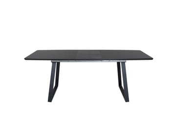 Inca Spisebord 160 cm Forlengningsbart - Sort - Møbler - Bord - Spisebord & kjøkkenbord